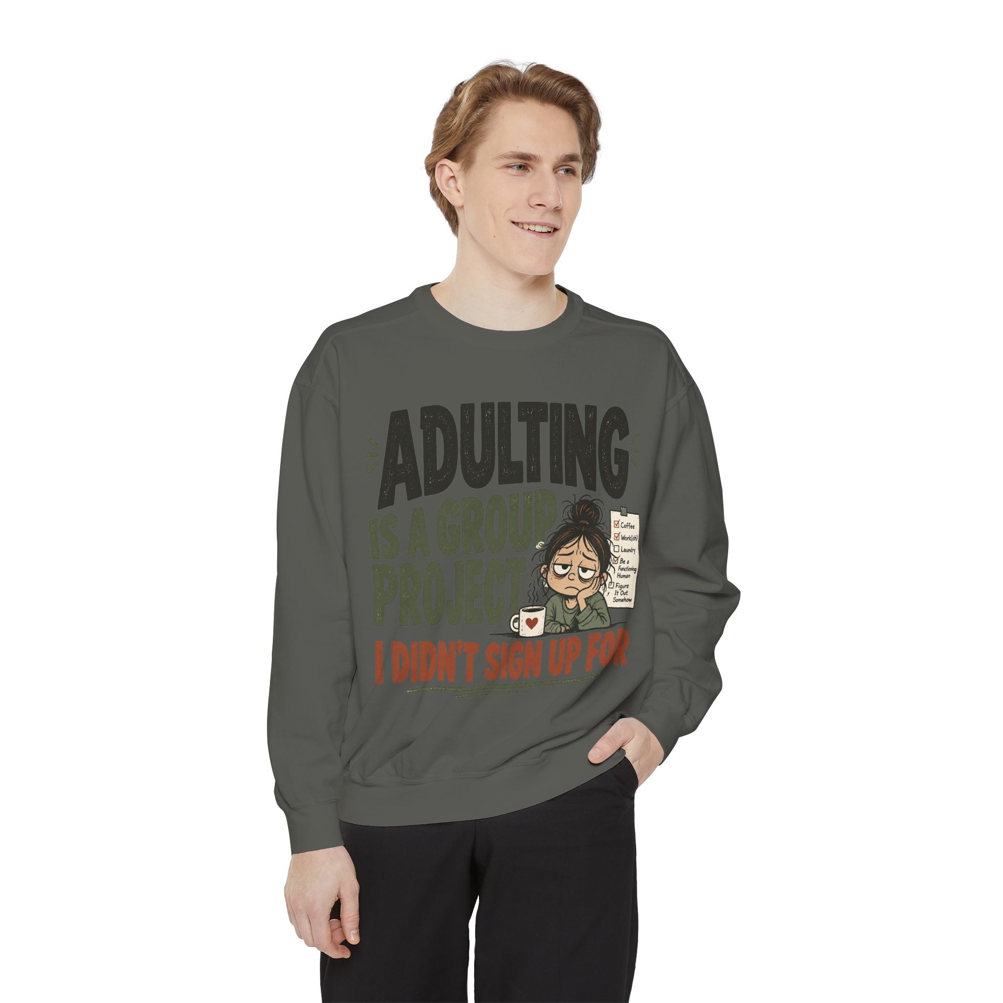 Unisex Garment-Dyed Sweatshirt - Image 11