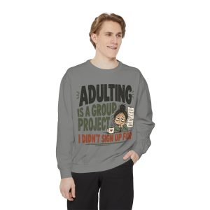 Unisex Garment-Dyed Sweatshirt - Image 15
