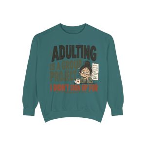 Unisex Garment-Dyed Sweatshirt - Image 25