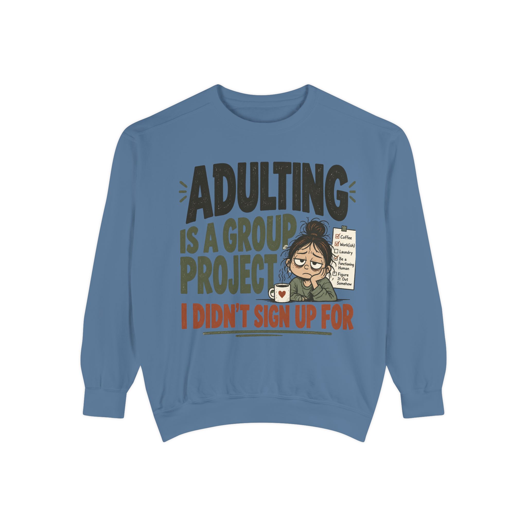 Unisex Garment-Dyed Sweatshirt - Image 45