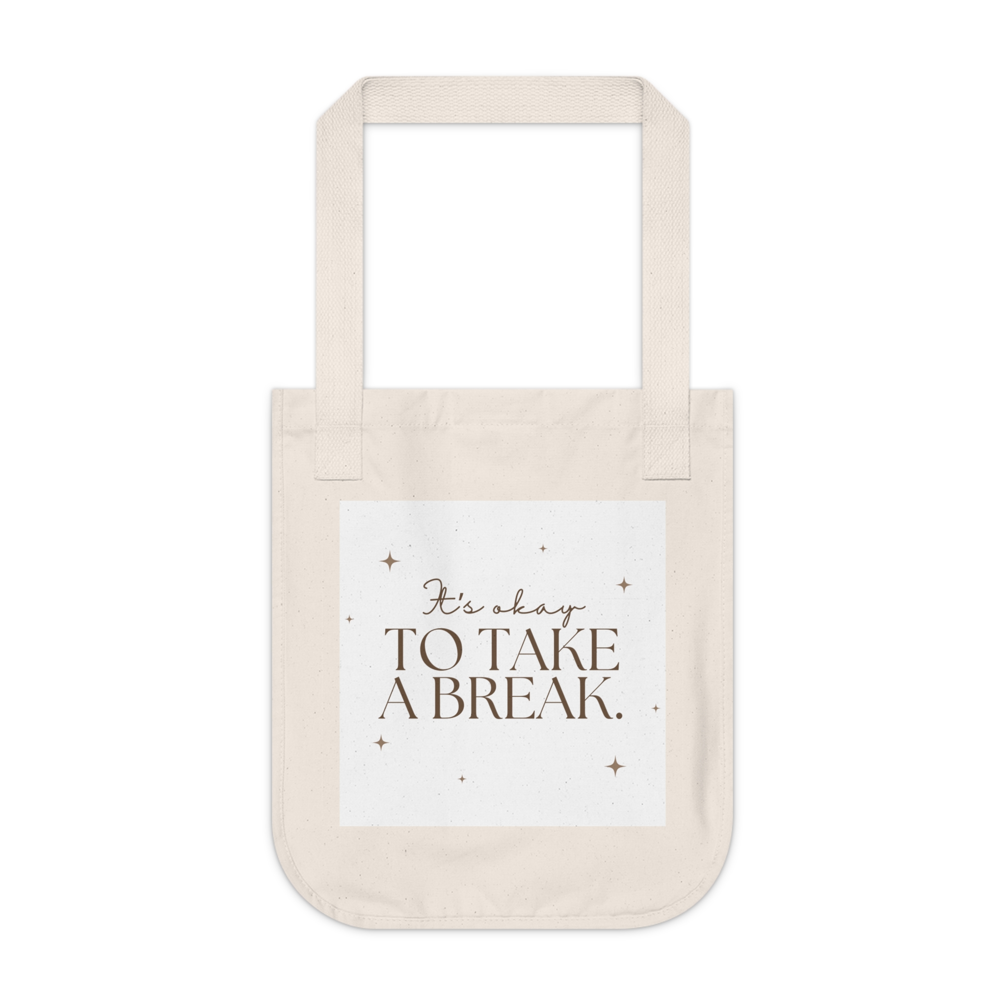 Organic Canvas Tote Bag
