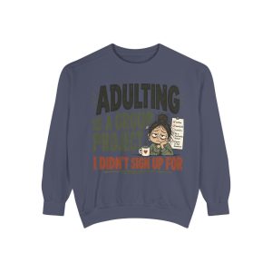 Unisex Garment-Dyed Sweatshirt - Image 49