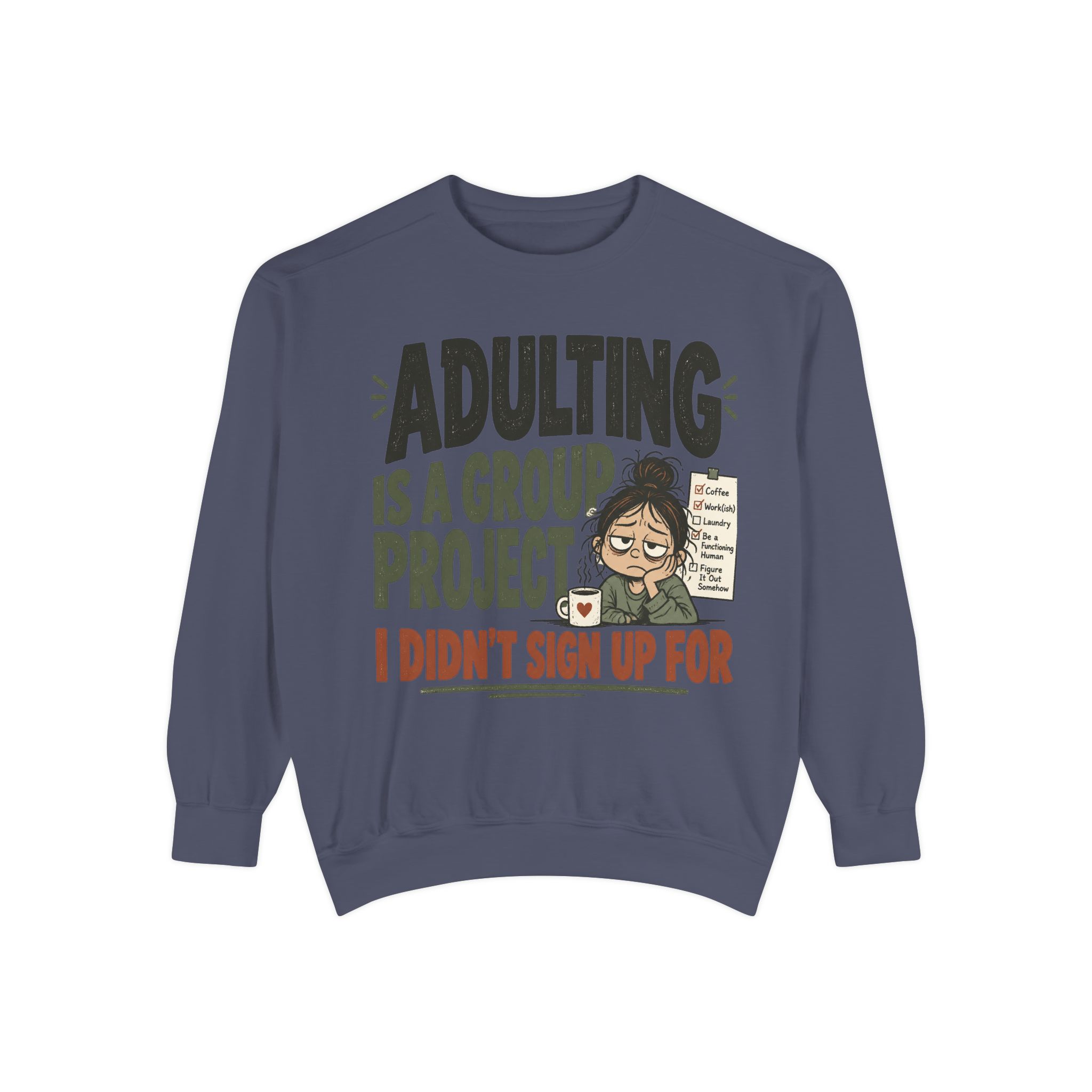 Unisex Garment-Dyed Sweatshirt - Image 49