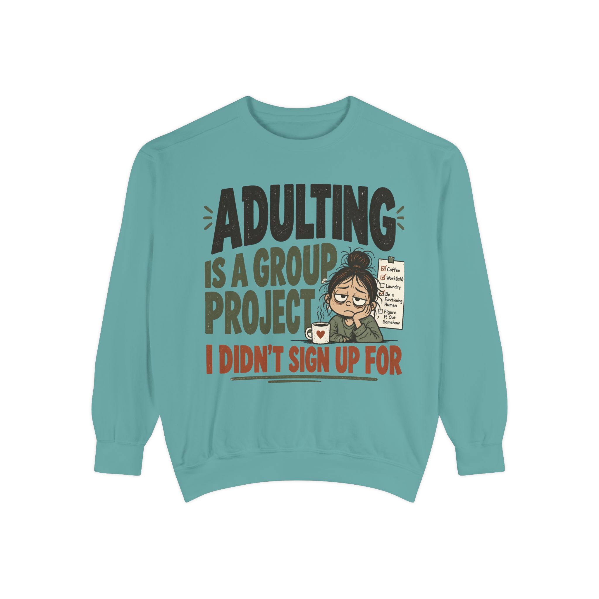Unisex Garment-Dyed Sweatshirt - Image 29