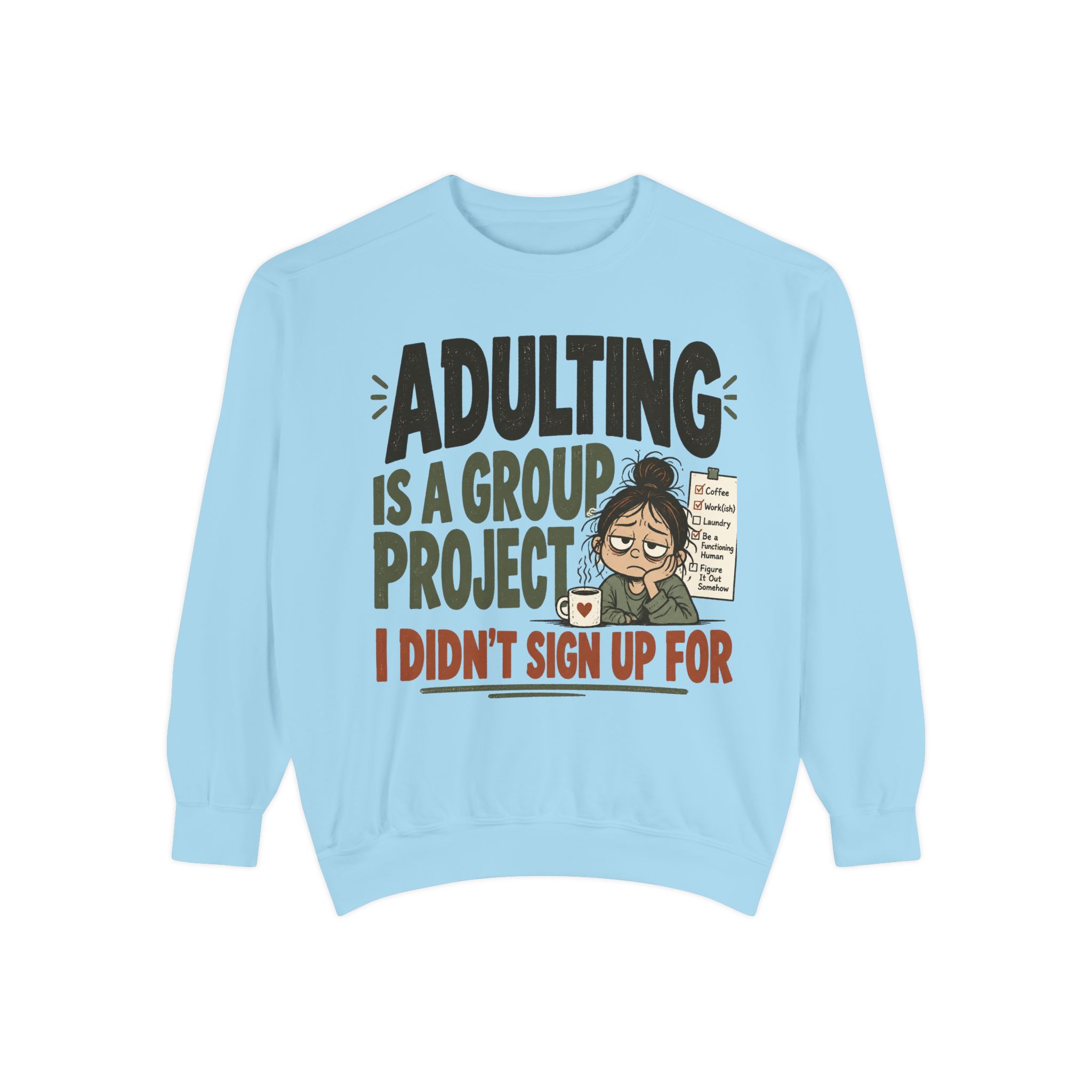Unisex Garment-Dyed Sweatshirt - Image 37