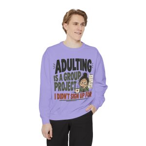 Unisex Garment-Dyed Sweatshirt - Image 55