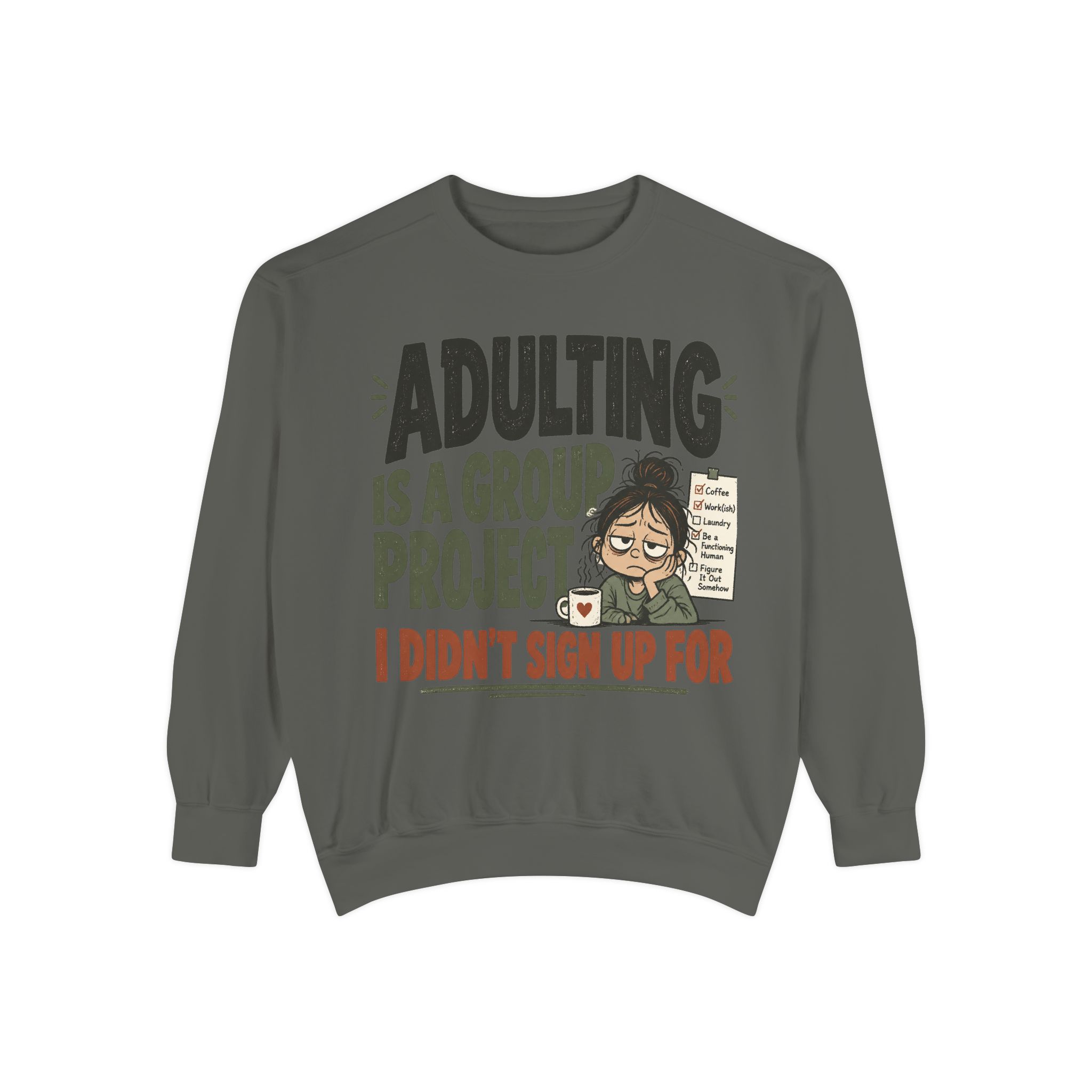 Unisex Garment-Dyed Sweatshirt - Image 9