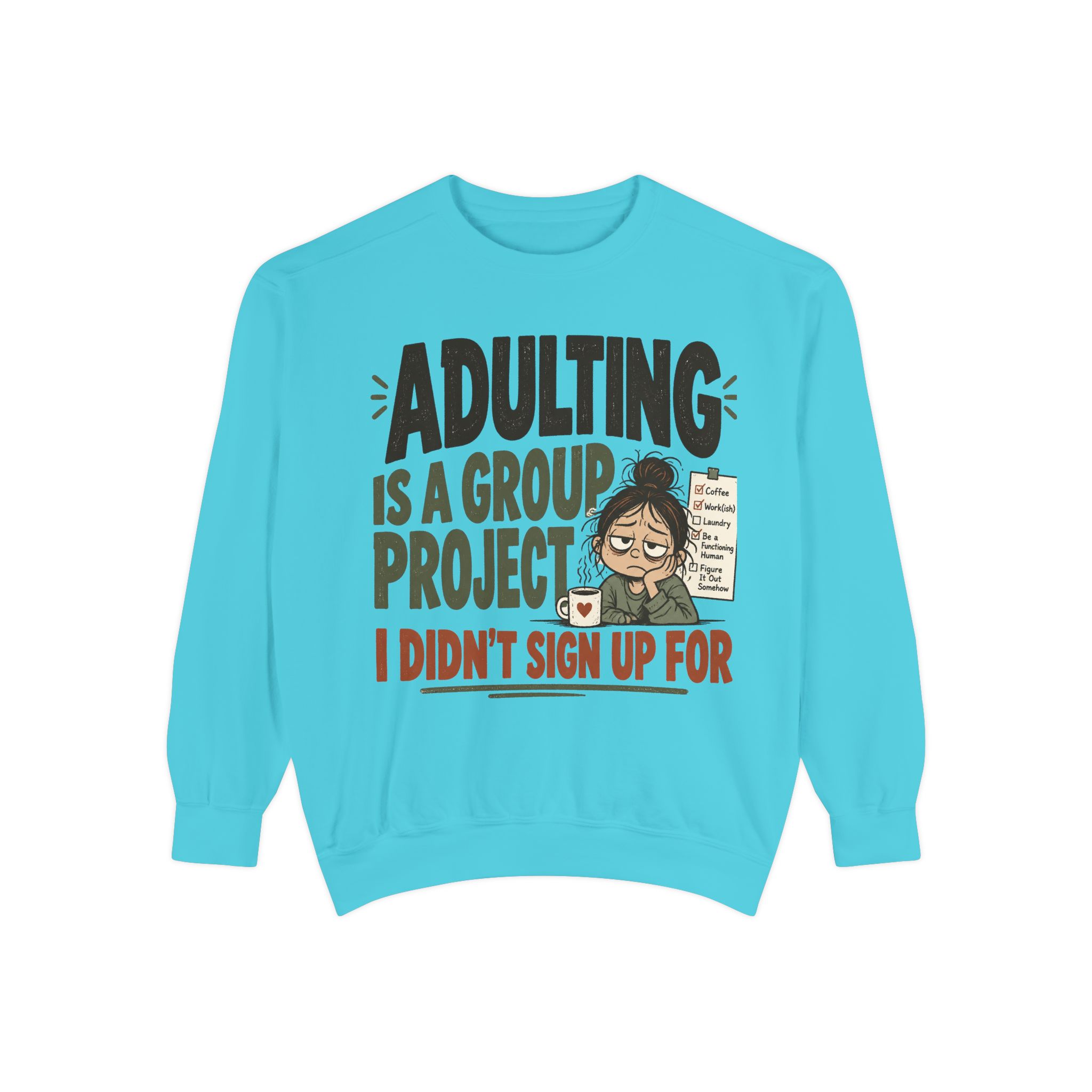 Unisex Garment-Dyed Sweatshirt - Image 33