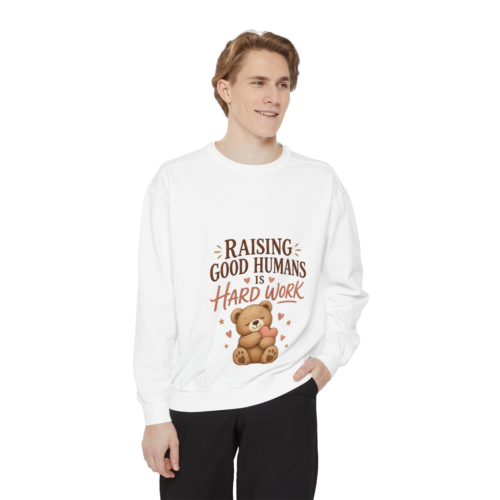 Unisex Garment-Dyed Sweatshirt - Image 3