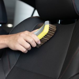 6in Soft Bristle Leather Care Cleaning Brush for Cars - Image 5