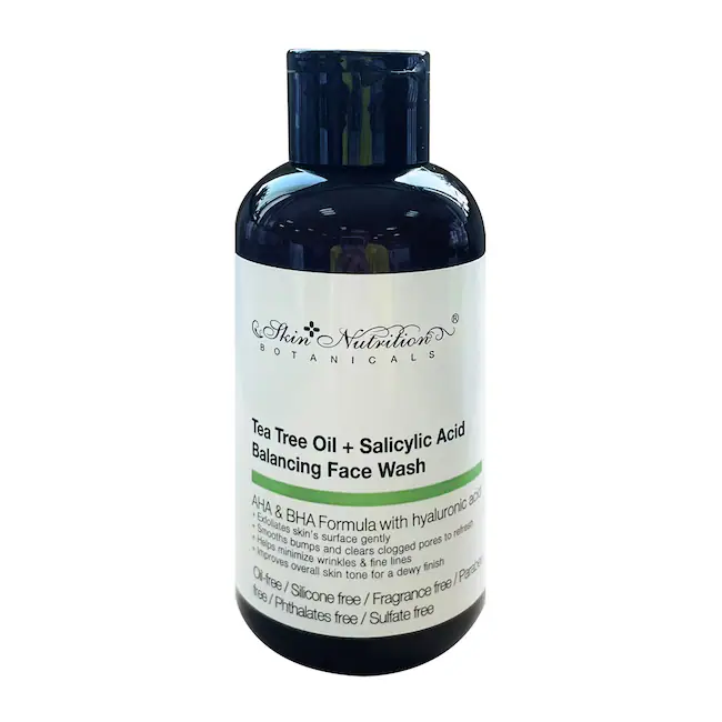 Botanicals Tea Tree Oil & Salicylic Acid Balancing Face Wash, 1 oz.