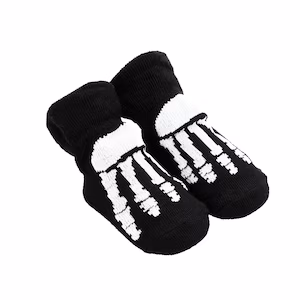 Seasonal Collection Baby Booties with Grippers, Assorted Designs, 1 Pair - Image 4