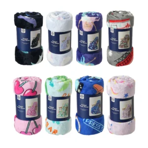 Printed Plush Throw, Assorted Designs
