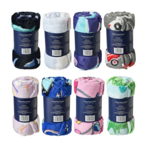 Alternative view of Printed Plush Throw, Assorted Designs