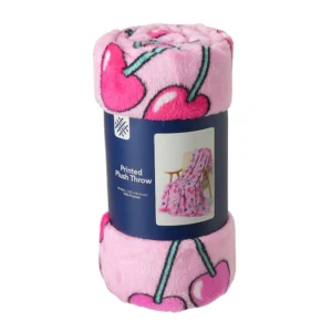 Printed Plush Throw, Assorted Designs - Image 3