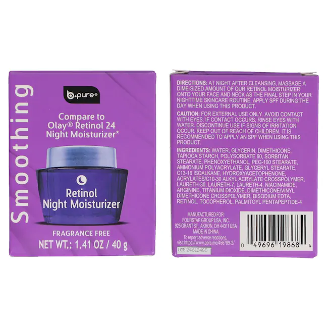 Smoothing Retinol Night Serum, Moisturizer and Eye Cream, Assorted Products - Image 6
