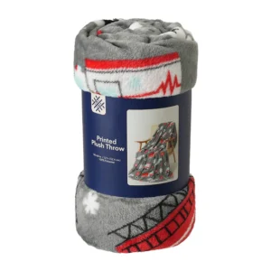 Printed Plush Throw, Assorted Designs - Image 10