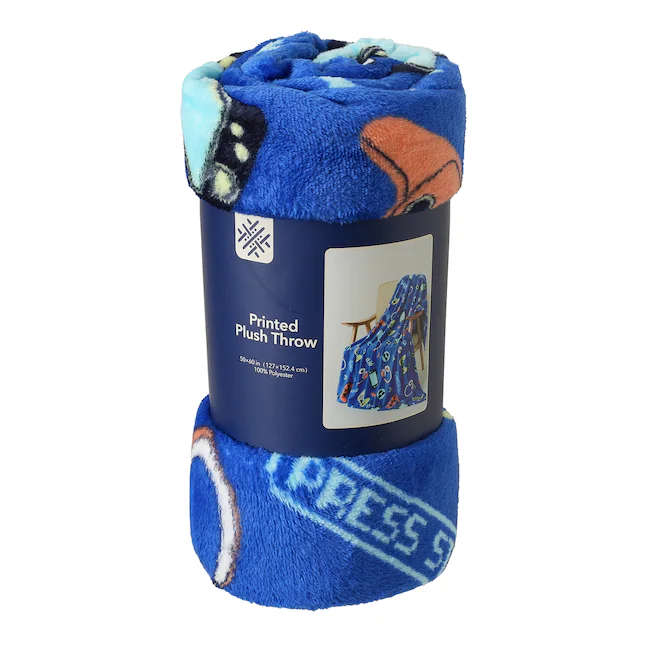 Printed Plush Throw, Assorted Designs - Image 9