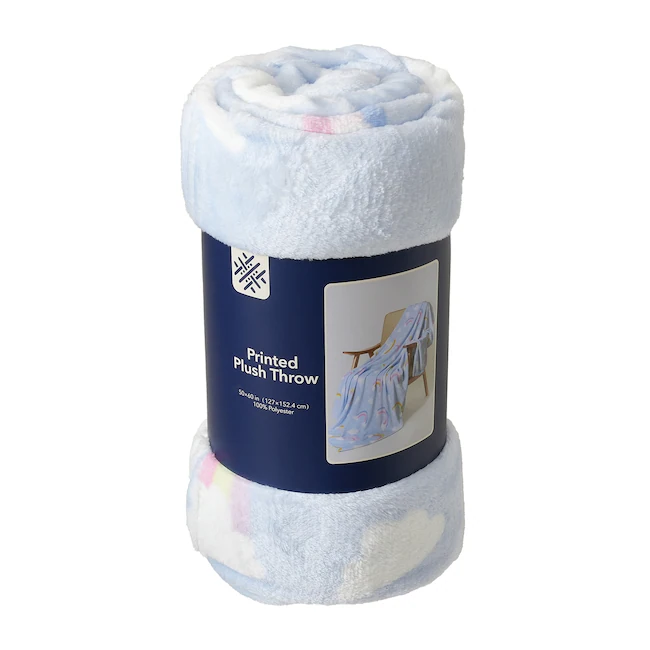 Printed Plush Throw, Assorted Designs - Image 6