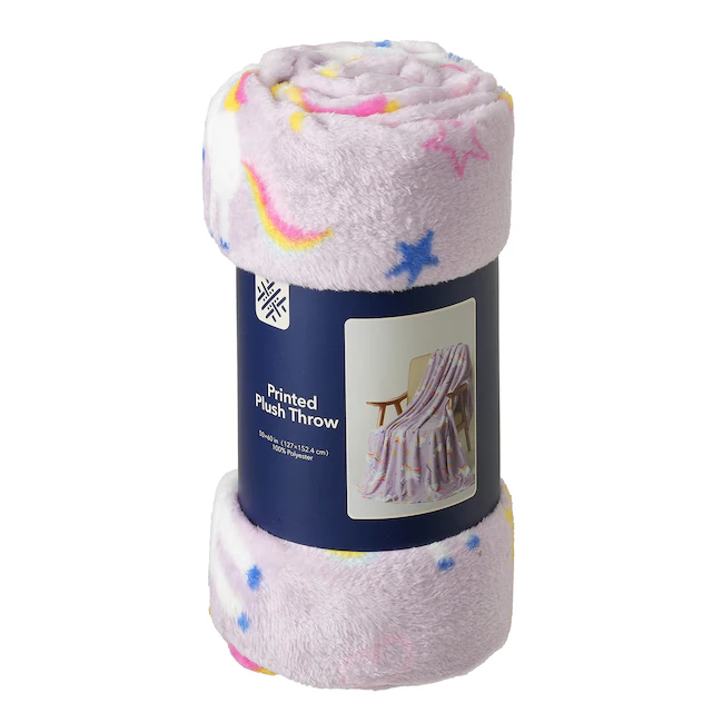 Printed Plush Throw, Assorted Designs - Image 7