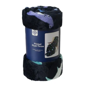 Printed Plush Throw, Assorted Designs - Image 5