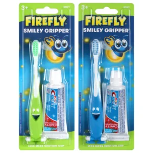 Smiley Gripper Kid's Toothbrush with Crest Toothpaste - Image 2