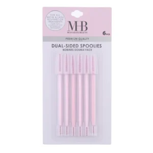 Premium Quality Dual Sided Brow And Lash Spoolies, 6-pc Pack.