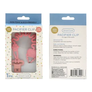 Silicone Pacifier Clip, Assorted Colors And Designs - Image 2