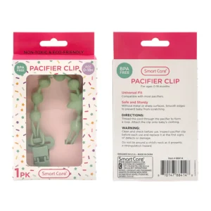 Silicone Pacifier Clip, Assorted Colors And Designs - Image 4