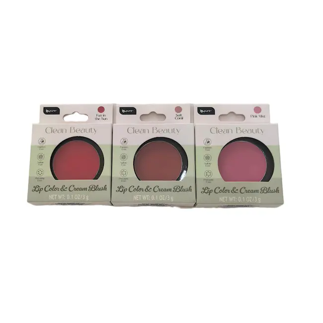 Lip Color & Cream Blush, Assorted Shades, 0.1 Oz
