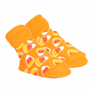 Seasonal Collection Baby Booties with Grippers, Assorted Designs, 1 Pair - Image 3