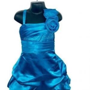 New Girl’s Formal Flower Girl Dress Blue