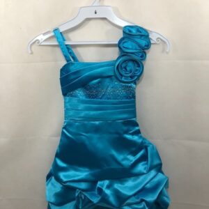 Brand New Girl’s Formal Flower Girl Dress Blue - Image 7