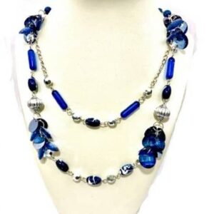 Women Double Strand Long Necklace