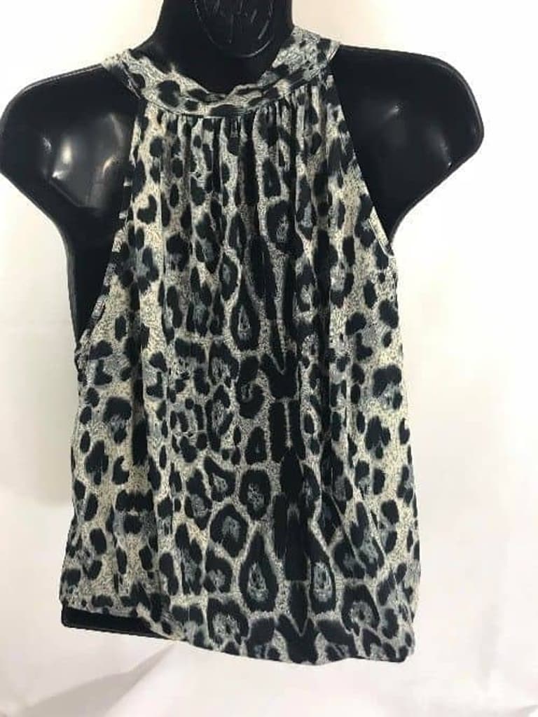 New Women Sleeveless Animal Print Top - Image 2